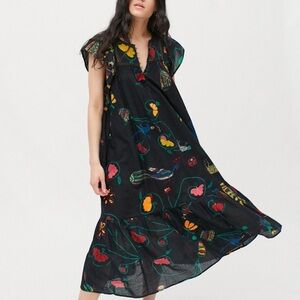 Urban Outfitters Willow Frock Midi Dress